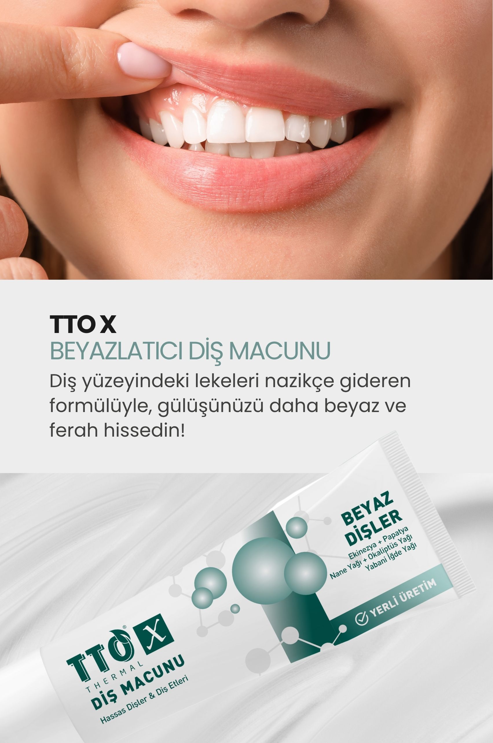 Tto X Hassas Dişler Ve Diş Etleri İçin Beyazlatıcı Diş Macunu