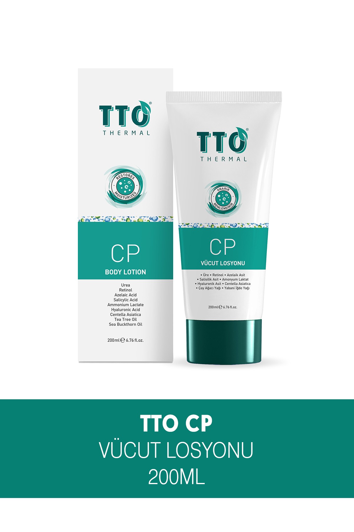 TTO Vücut Losyonu Cp 200ml Keratosis Pilaris Ve Batık (Tavuk Derisi Görümüne Karşı)