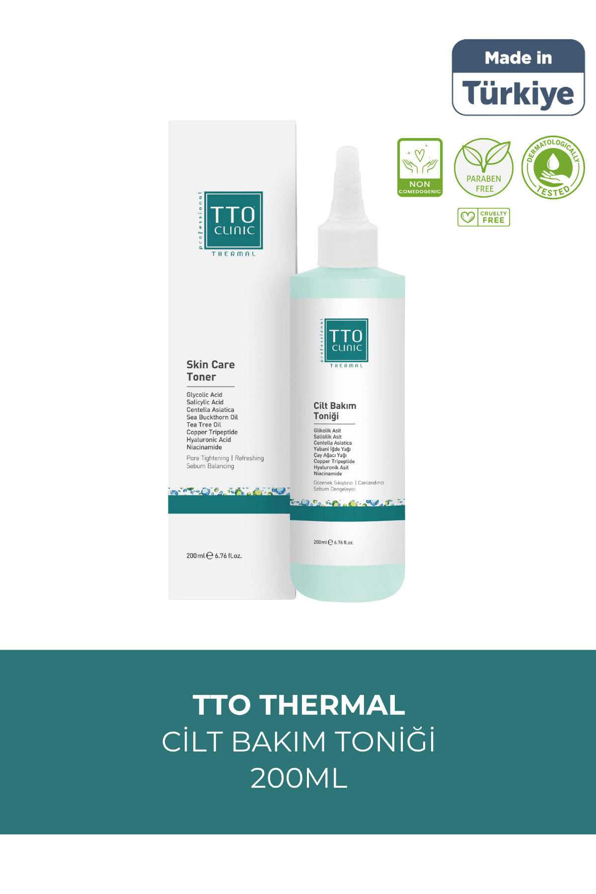TTO CLINIC Cilt Bakım Toniği 200 ml