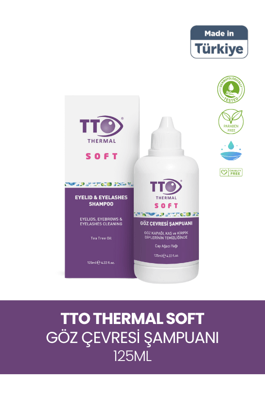 TTO Soft Göz Çevresi Şampuanı 125 ml Çay Ağacı Yağ  / Tea Tree Oil)