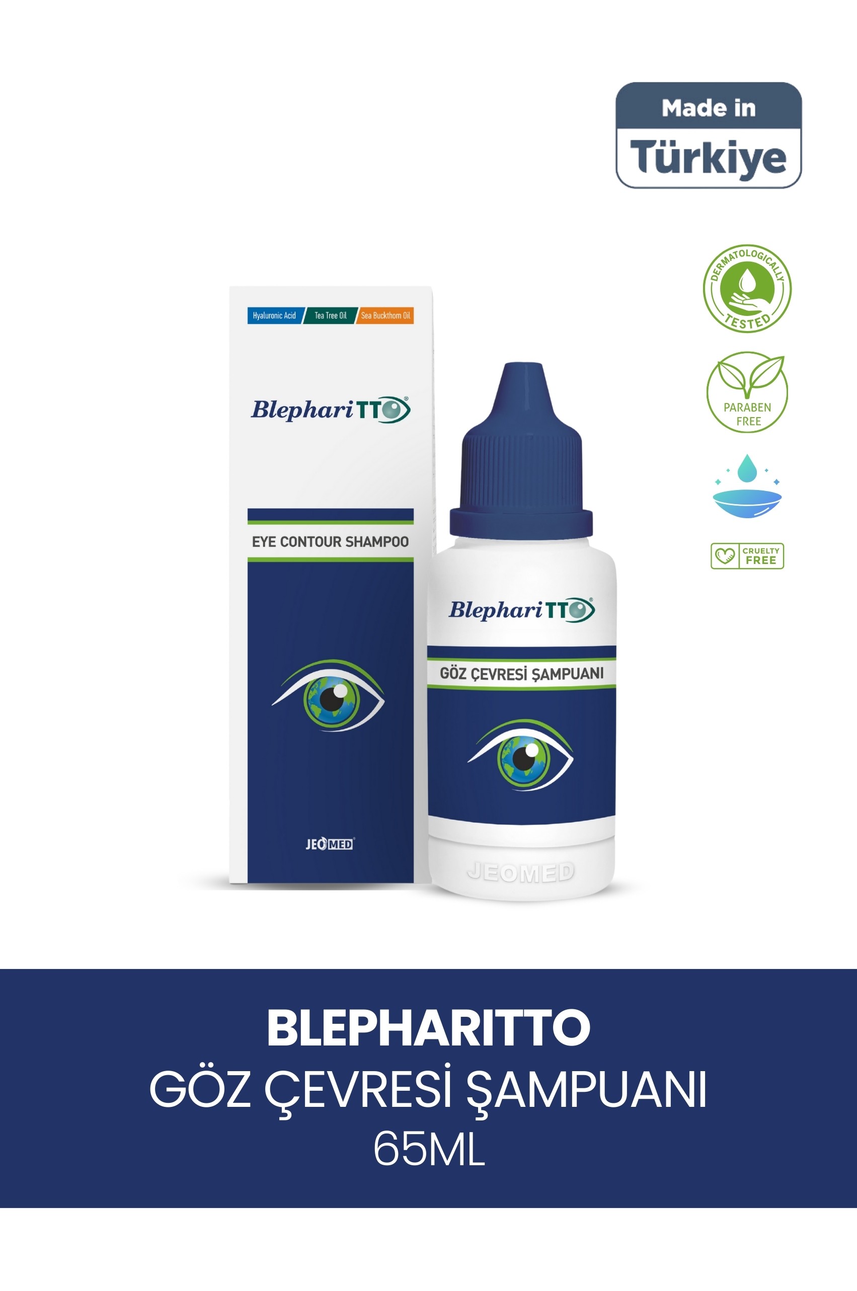 Blepharıtto Göz Çevresi Şampuanı 65 ml