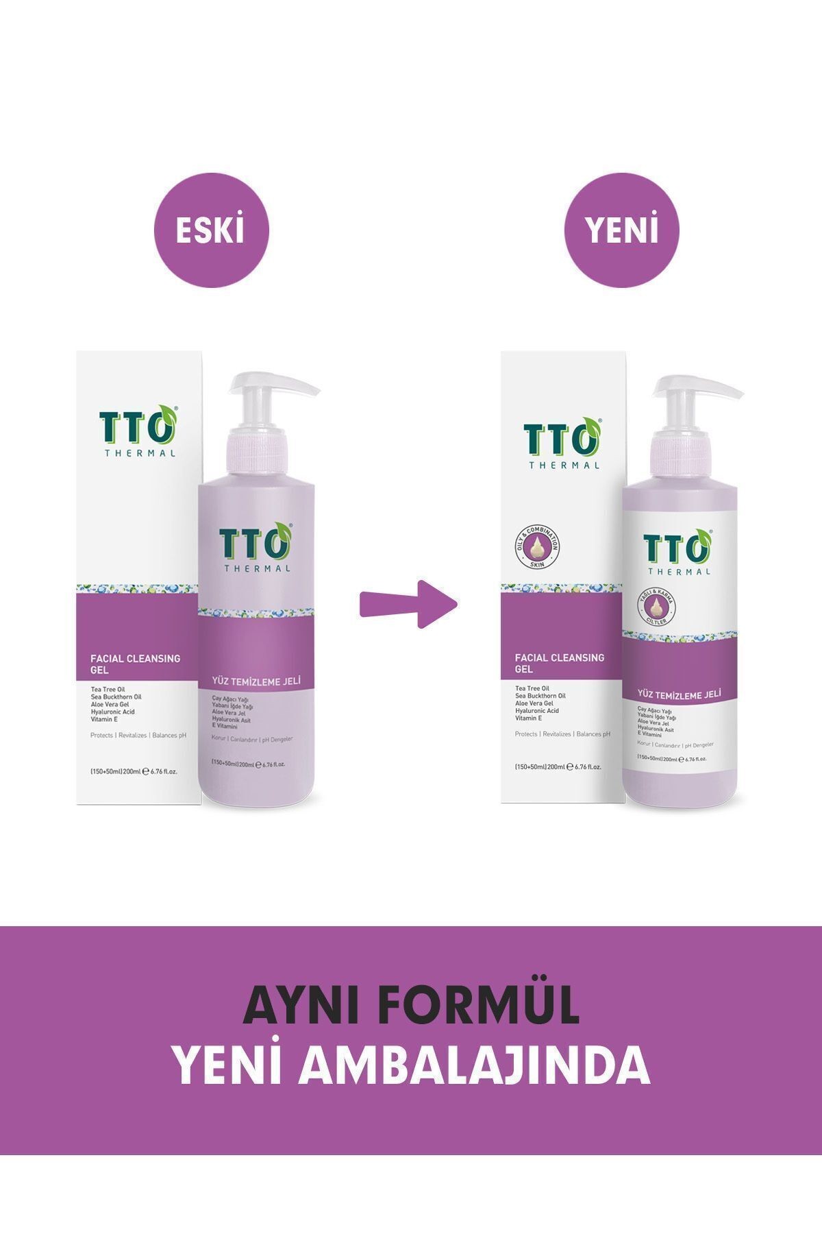 TTO Yüz Temizleme Jeli 150 ml Normal, Akneli, Rozalı Ciltlerde (Çay Ağacı Yağı / Tea Tree Oıl)