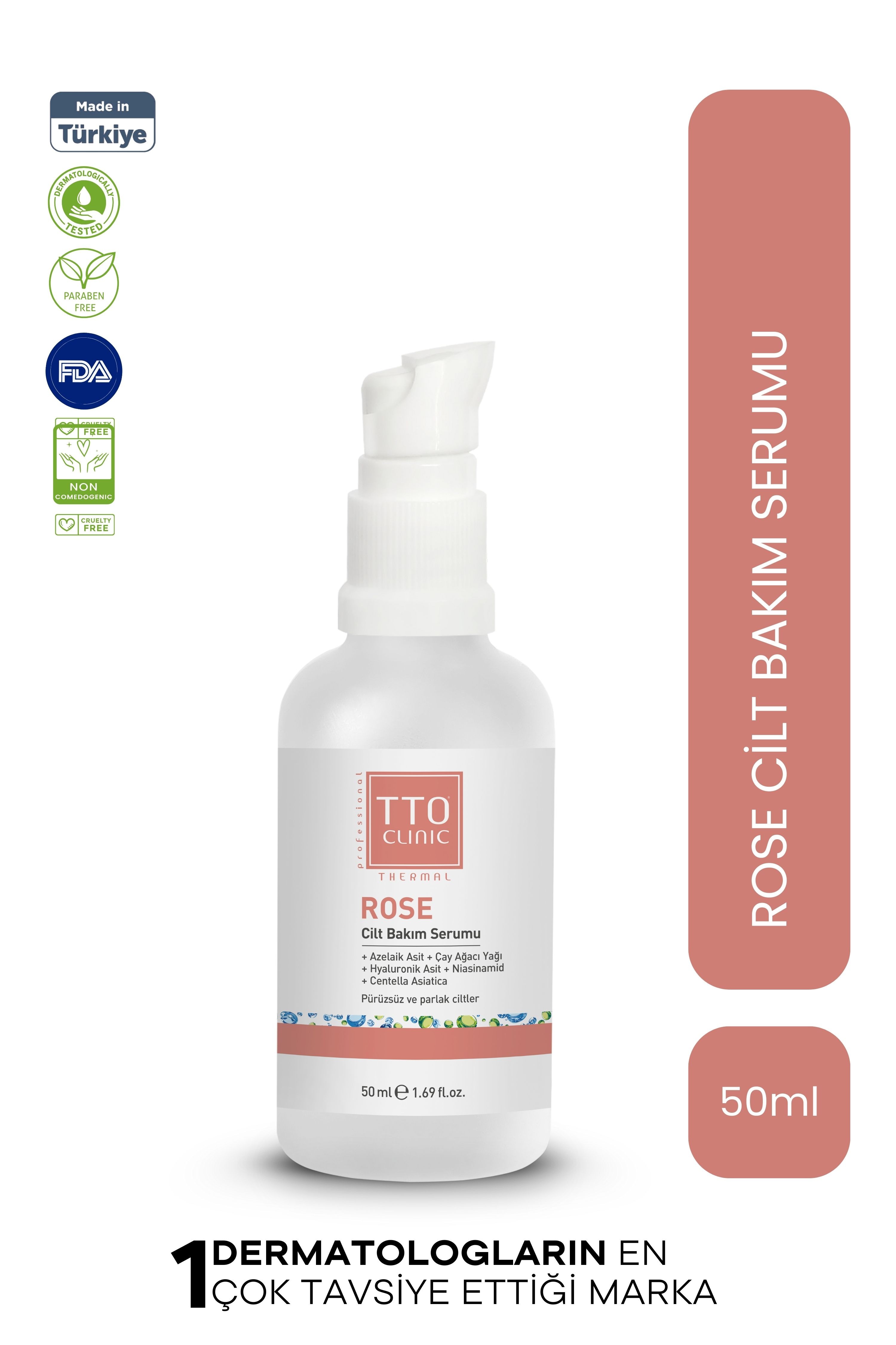 TTO Clinic Rose Cilt Bakım Serumu 50ml 