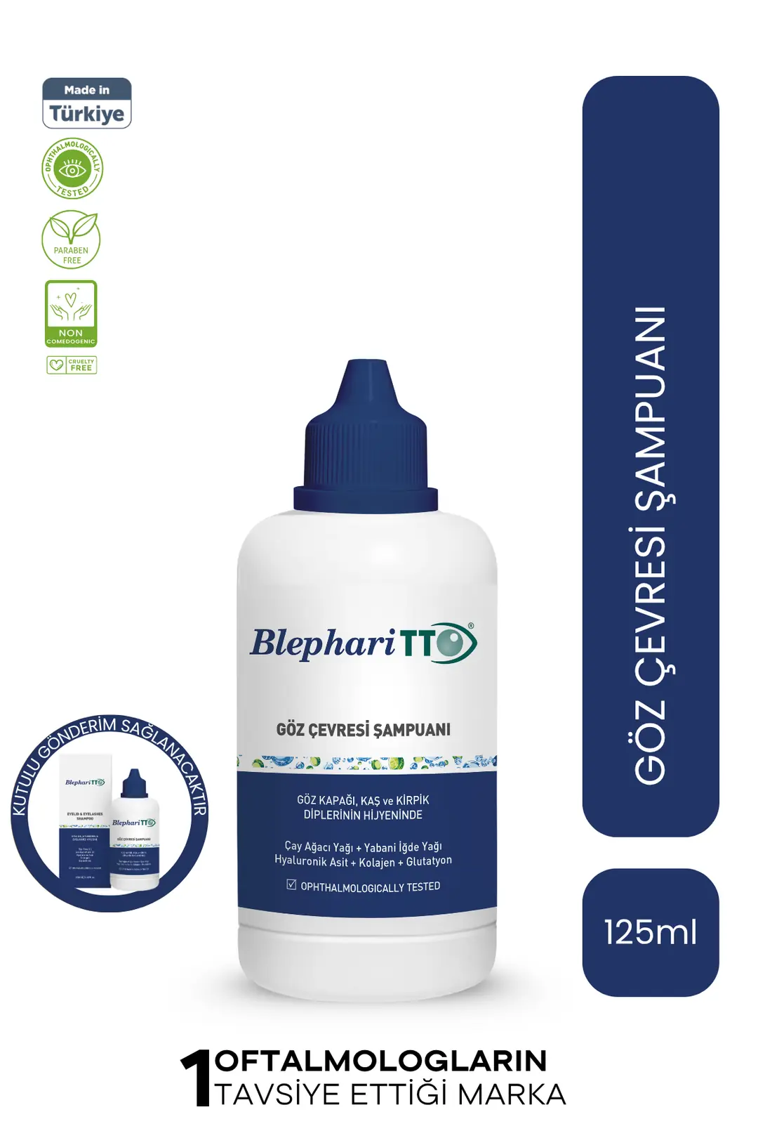 Blepharitto Göz Çevresi Şampuanı 125 ml