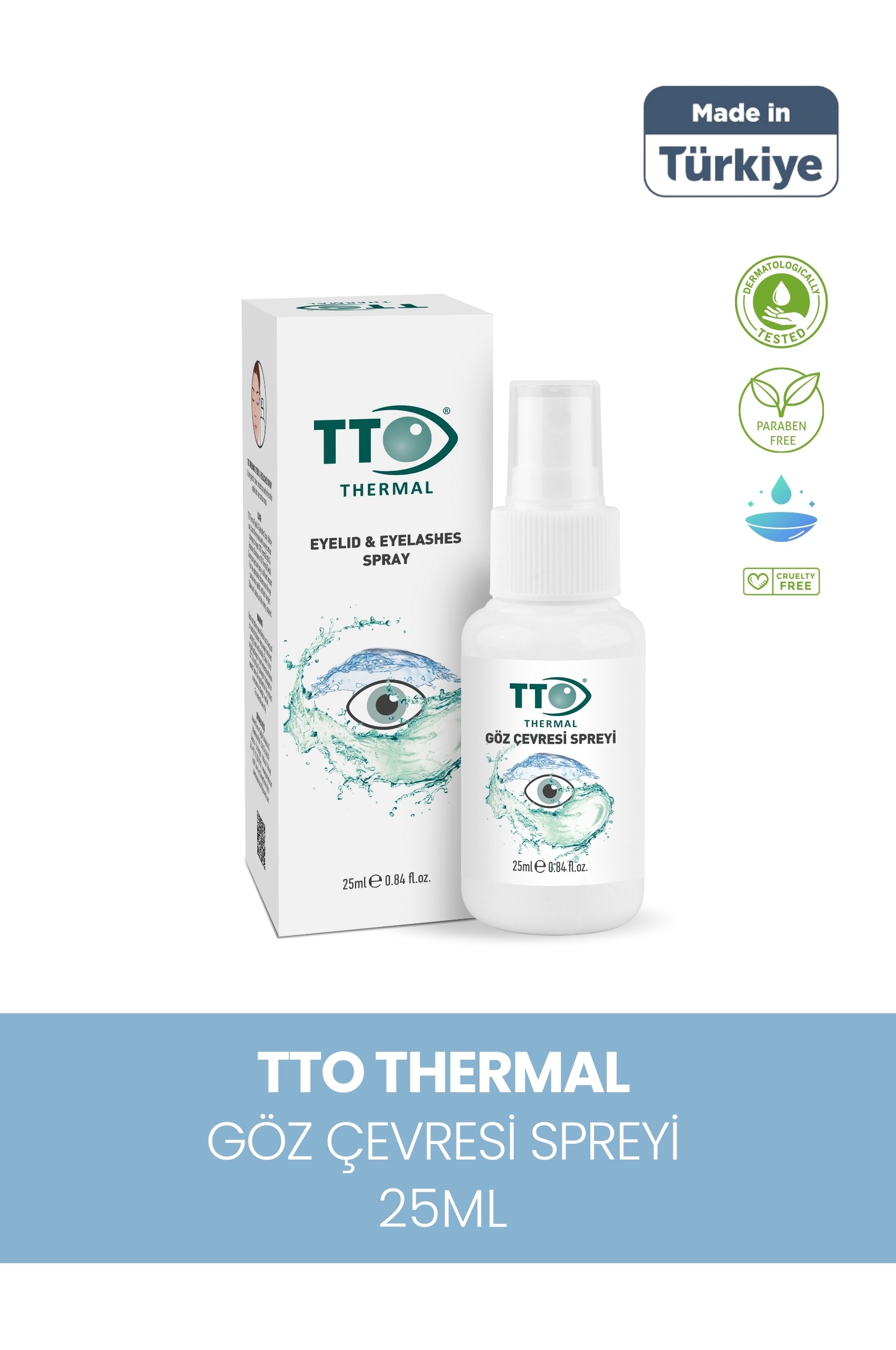 TTO GÖZ ÇEVRESİ SPREYİ 25 ML