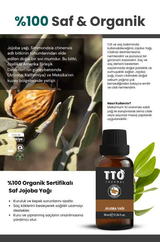 TTO Thermal Jojoba Yağı 10 ml