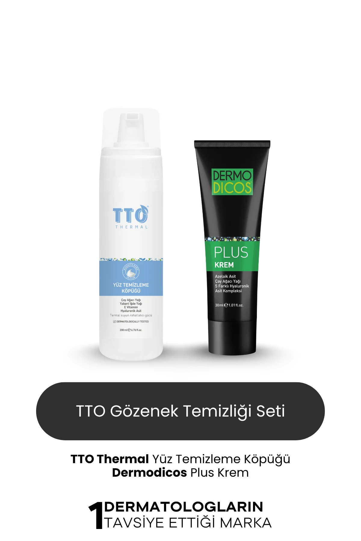 TTO Dermodicos Plus Yüz Temizleme Köpüğü 200 ml – Derinlemesine Arındırıcı