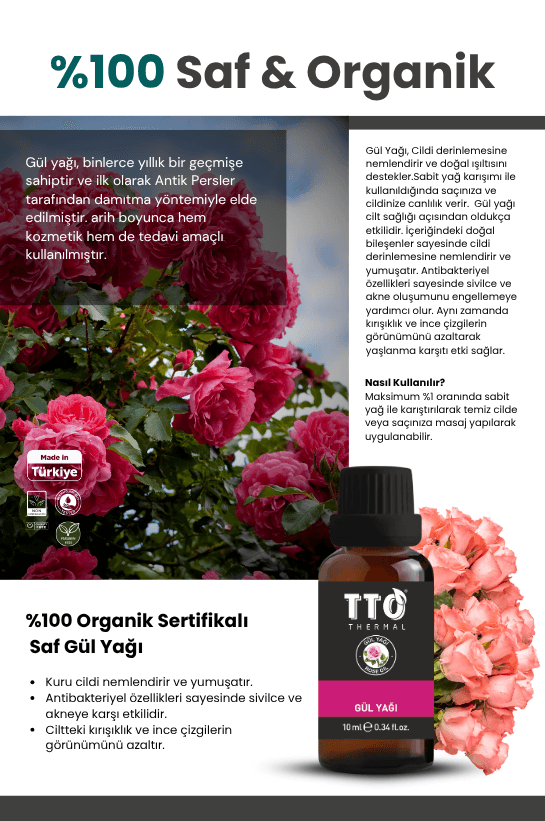 TTO Thermal Gül Yağı 10 ml 