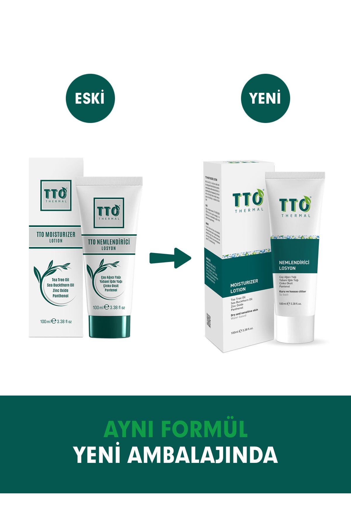 TTO Nemlendirici Losyon 100 ml ( Çay Ağacı Yağı / Tea Tree Oil )