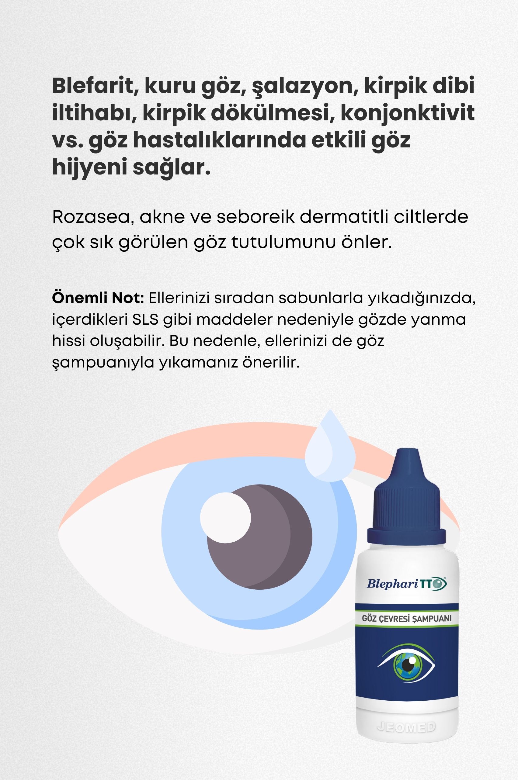 Blepharıtto Göz Çevresi Şampuanı 65 ml