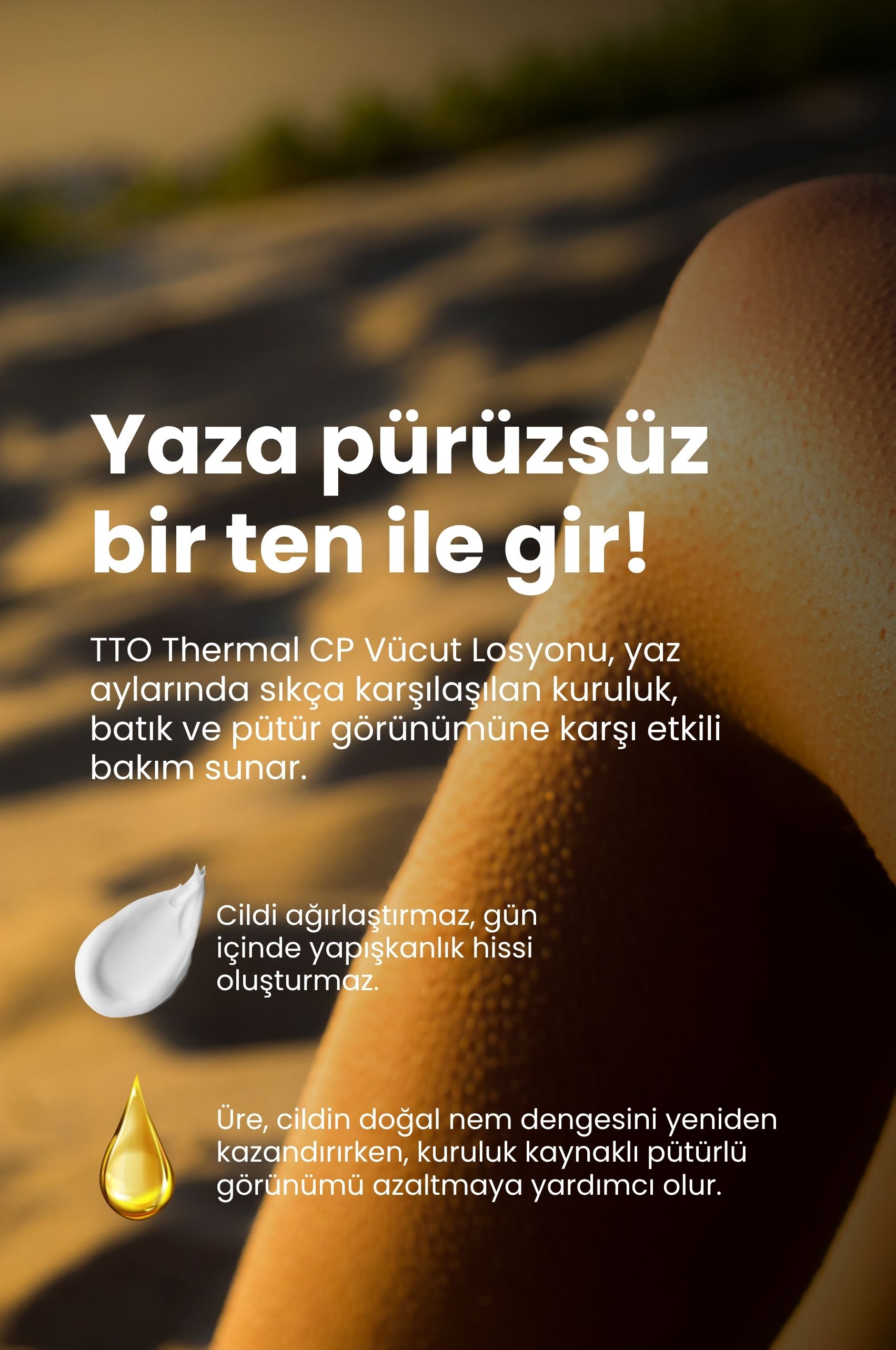 TTO Vücut Losyonu Cp 200ml Keratosis Pilaris Ve Batık (Tavuk Derisi Görümüne Karşı)