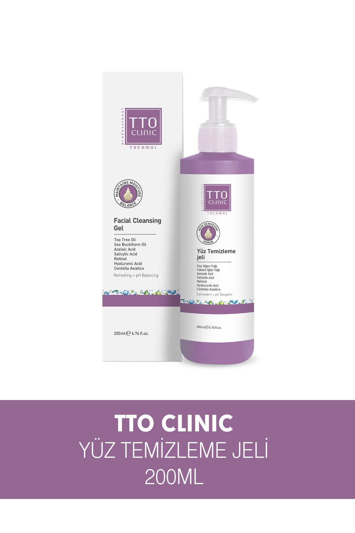 TTO CLINIC Facial Cleansing Gel 200 ML