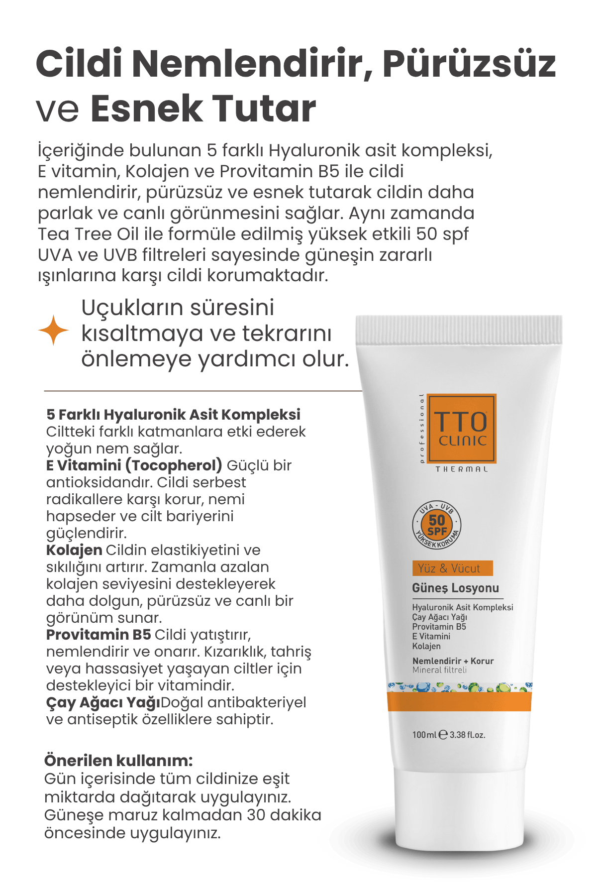TTO Clinic Sun Lotion 100 ml