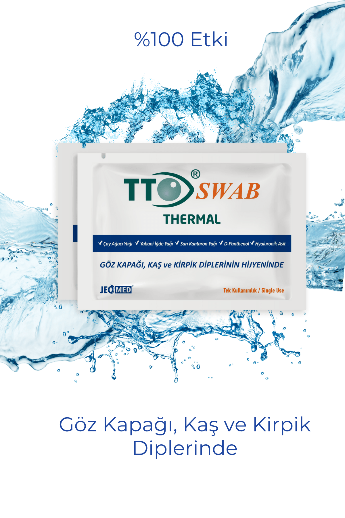 TTO Swab Göz Mendili 24’lü (ÇAY AĞACI YAĞI / TEA TREE OİL)