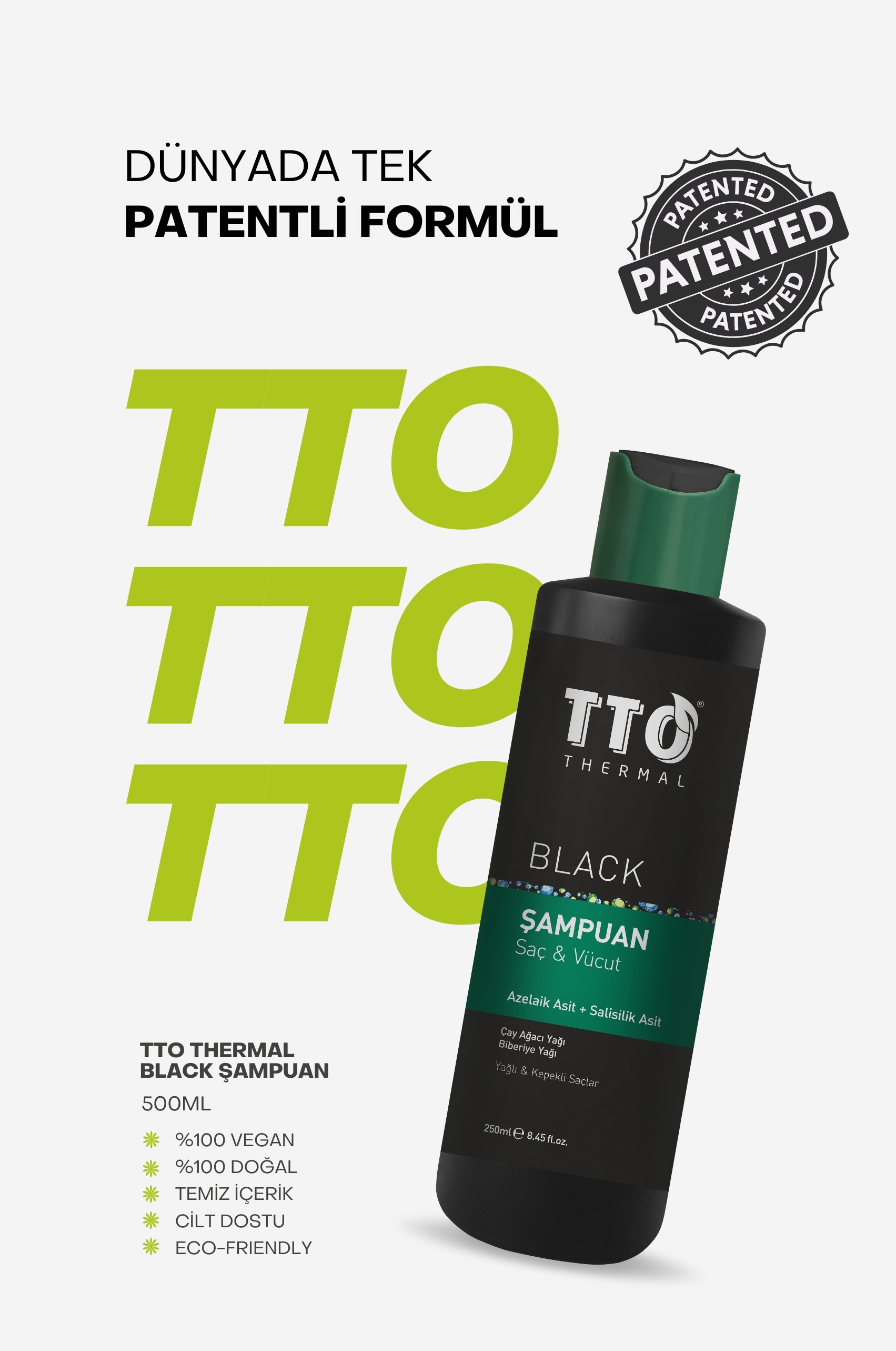 Tto Thermal Black Şampuan 250 ml