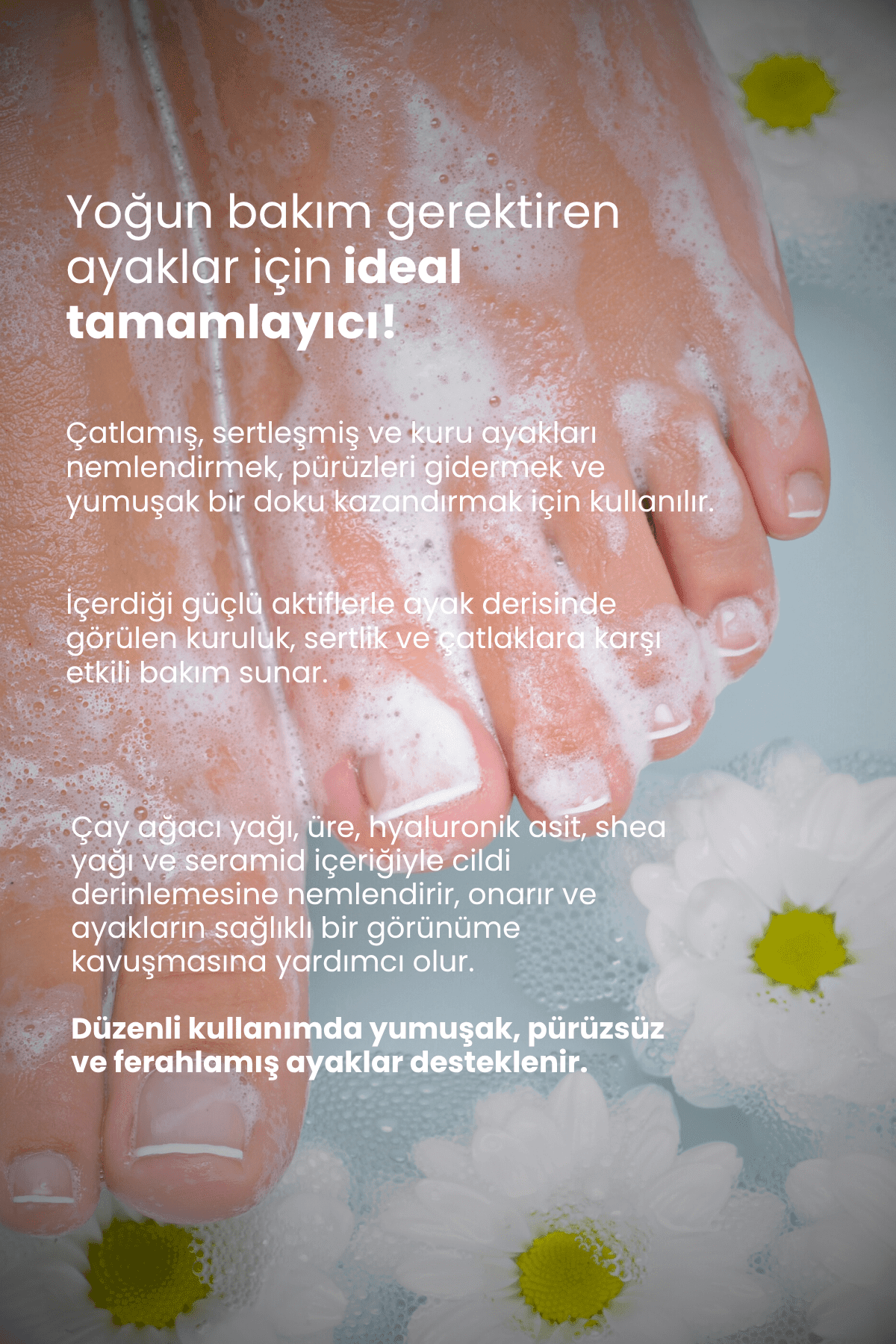 TTO Ayak Bakım Köpüğü 150 ml – Nemlendirici & Ferahlatıcı Formül