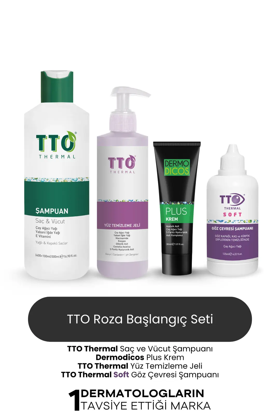 茶 teressa Rozasea Başlangıç Paketi 1 (çay Ağacı Yağı / Tea Tree Oıl)