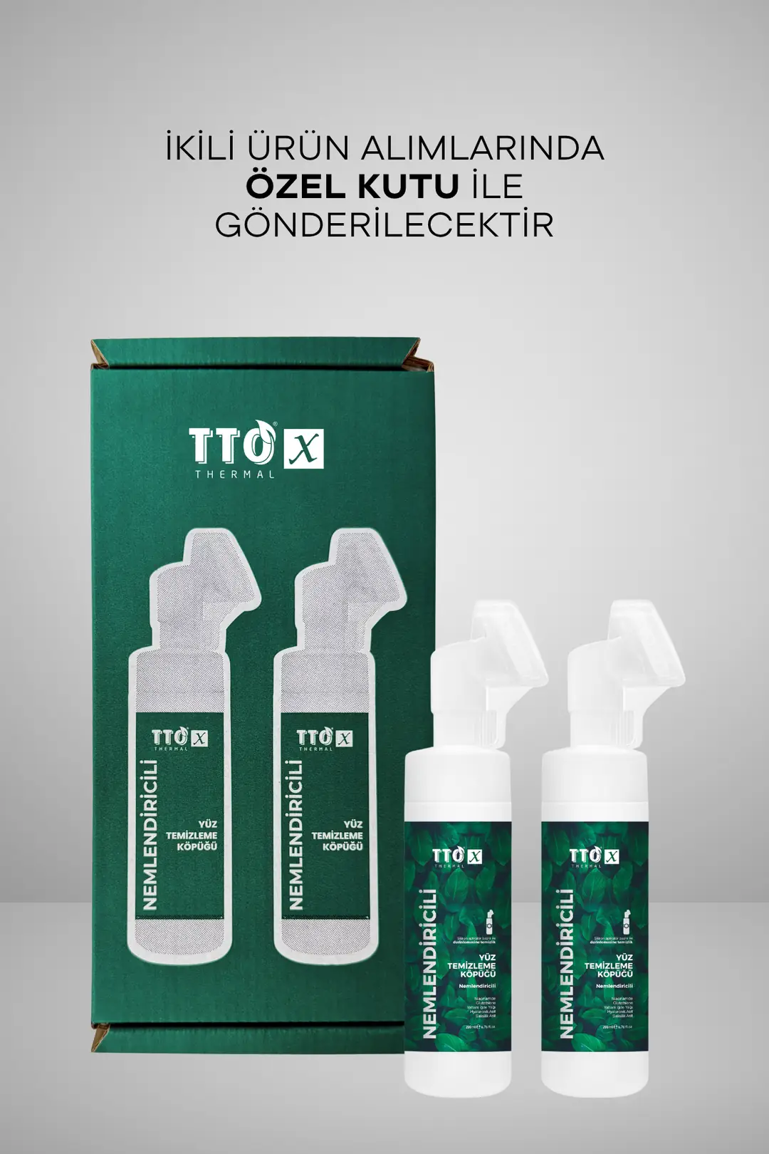 TTO-X Nemlendirici Yüz Köpüğü 200 ml – Lansman Fiyatı