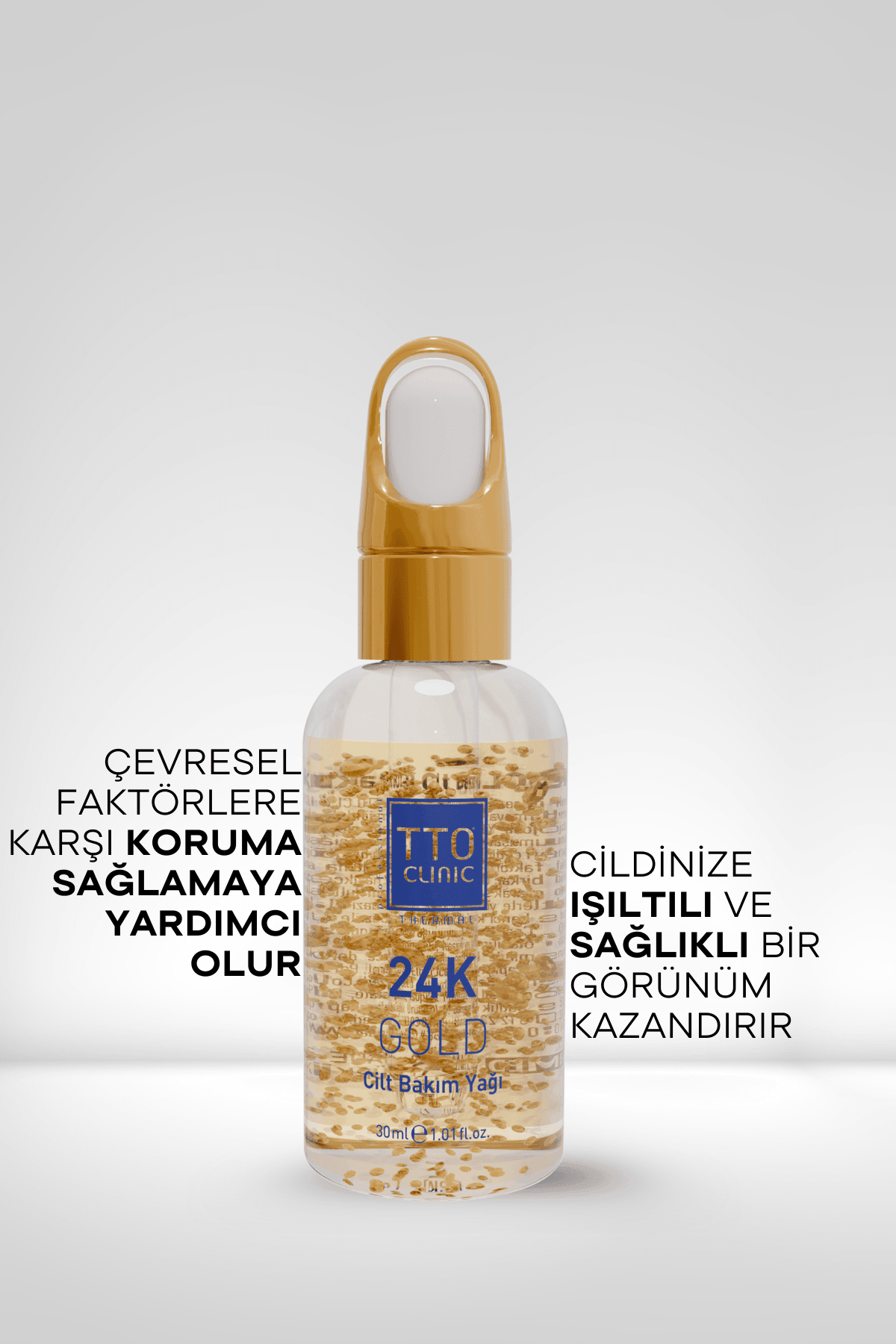 CLINIC 24 Ayar Gold Cilt Bakım Yağ