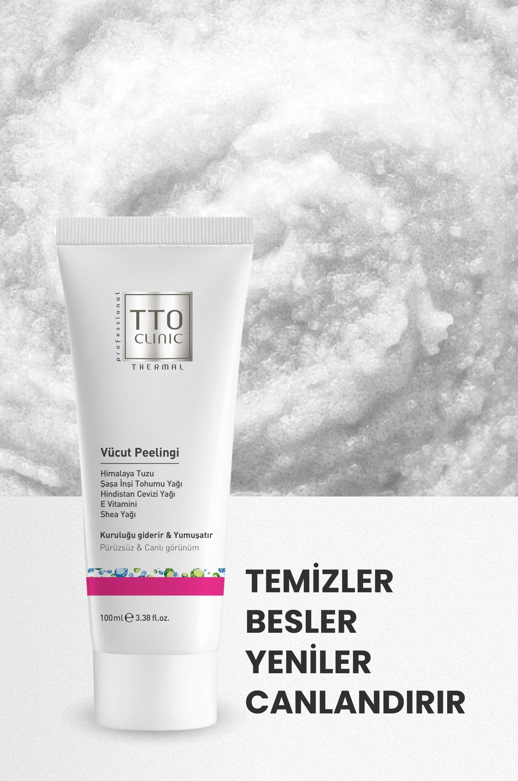 CLINIC Vücut Peelingi, Nem Bombası 100 Ml