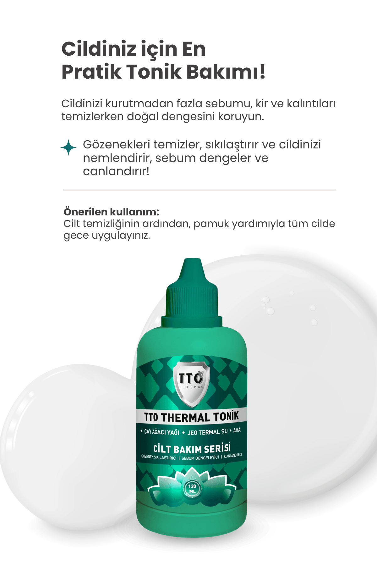 TTO CİLT BAKIM SETİ - 2 (Yüz Temizleme Jeli)