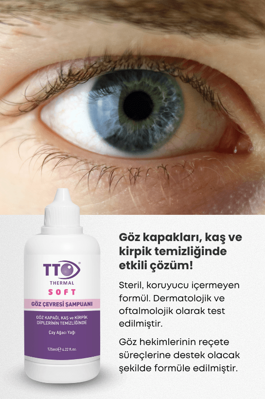 TTO Soft Göz Çevresi Şampuanı 125 ml Çay Ağacı Yağ  / Tea Tree Oil)