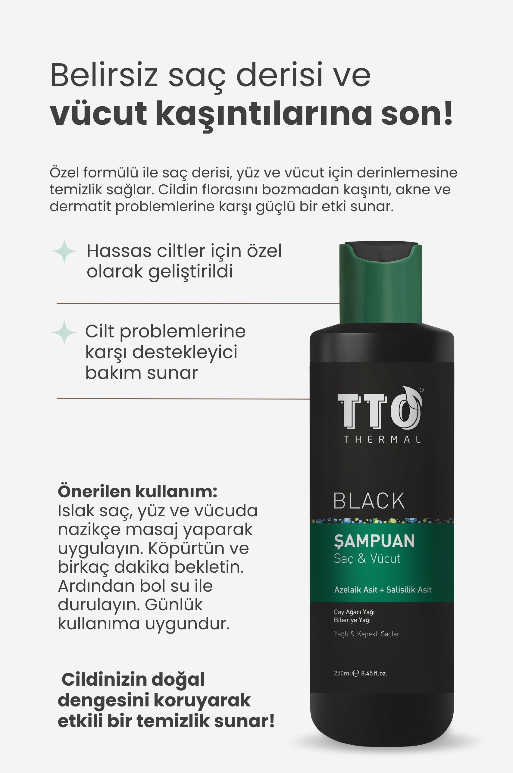 Tto Thermal Black Şampuan 250 ml