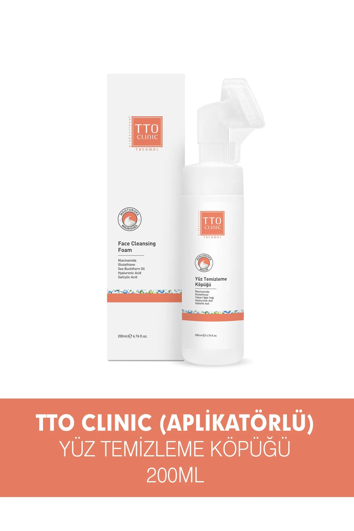 Tto CLINIC Yüz Temizleme Köpüğü 200 Ml