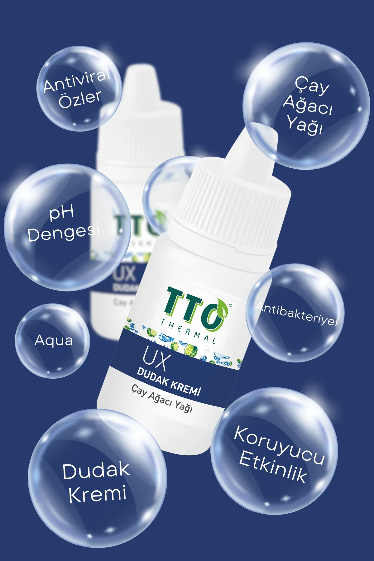 TTO UX Uçuk Kremi 10 ml – Hızlı Etkili Onarıcı ve Rahatlatıcı Dudak Bakım Kremi