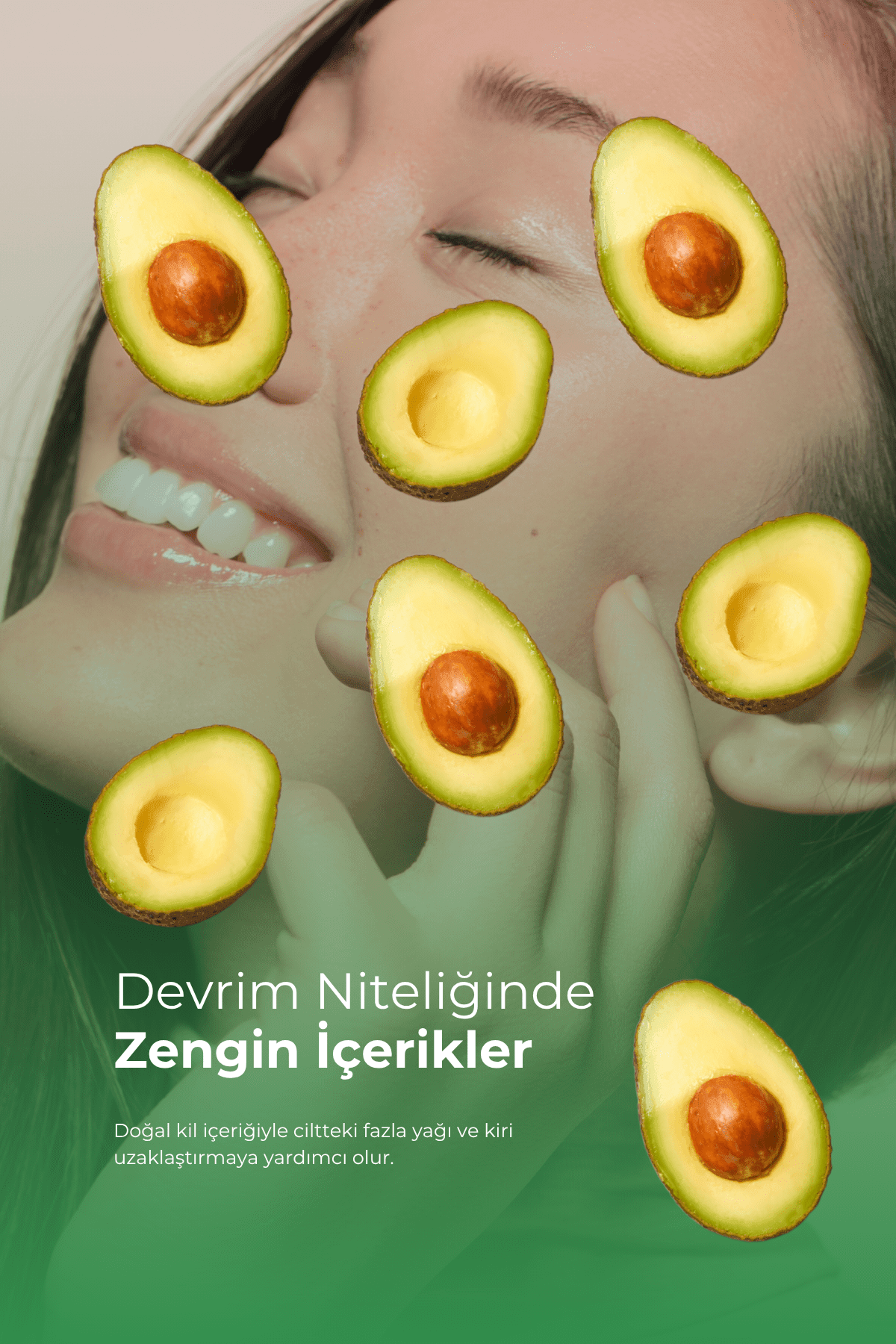 TTO THERMAL Avokado ve Üzüm Çekirdeği Yağ İçeren Kil Maskesi