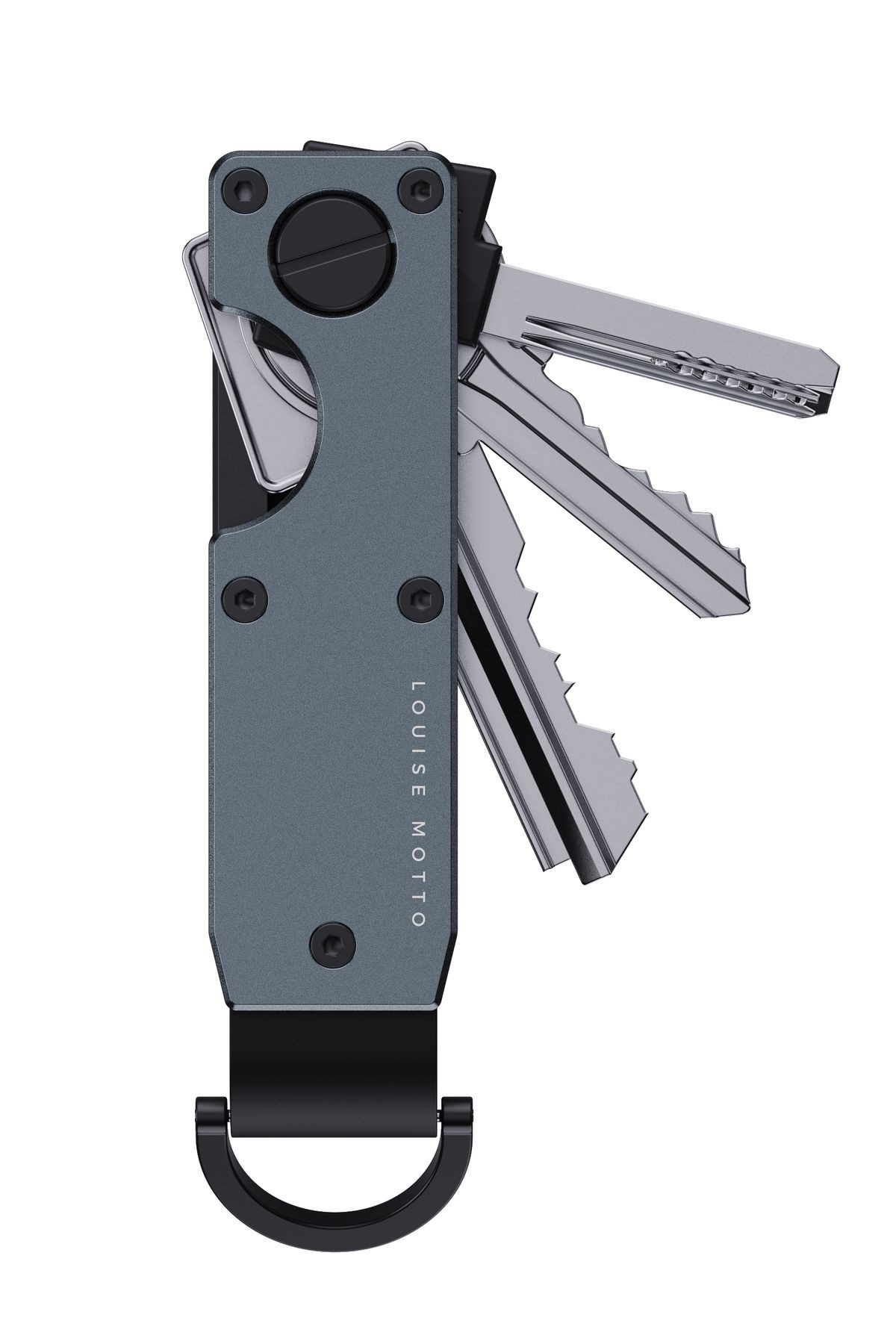 KeyX Burano Anahtarlık, Minimalist, Şık ve Sallanmayan Toparlayıcı Premium Tasarım