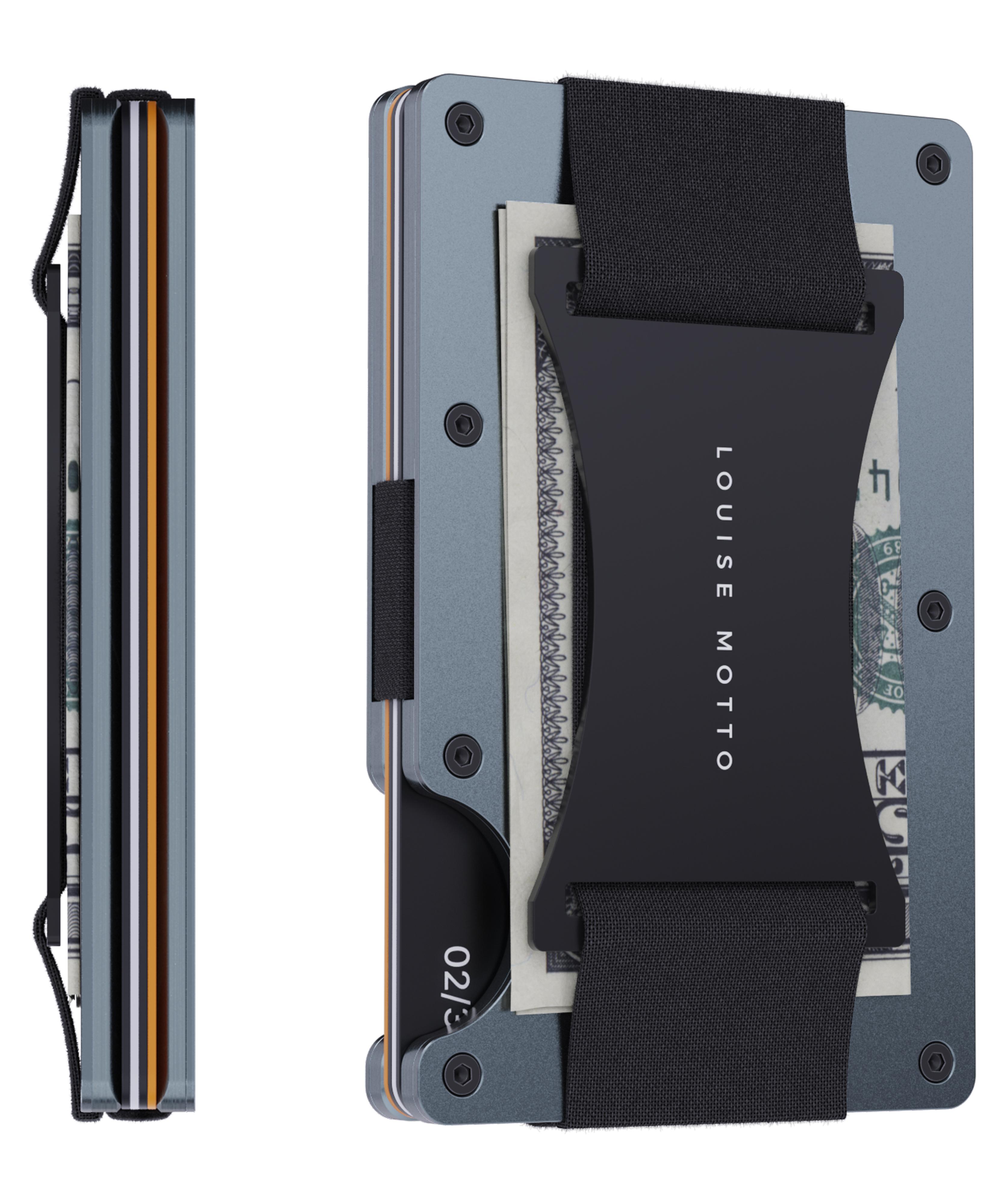 CardX - Burano Strap - Yeni Nesil Minimalist Cüzdan & Kartlık Premium Malzeme, RFID Korumalı - Gri