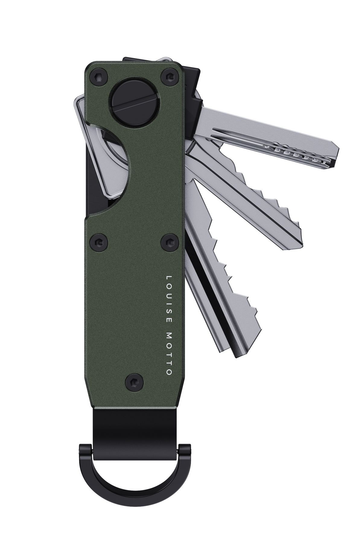 KeyX Burano Anahtarlık, Minimalist, Şık ve Sallanmayan Toparlayıcı Premium Tasarım