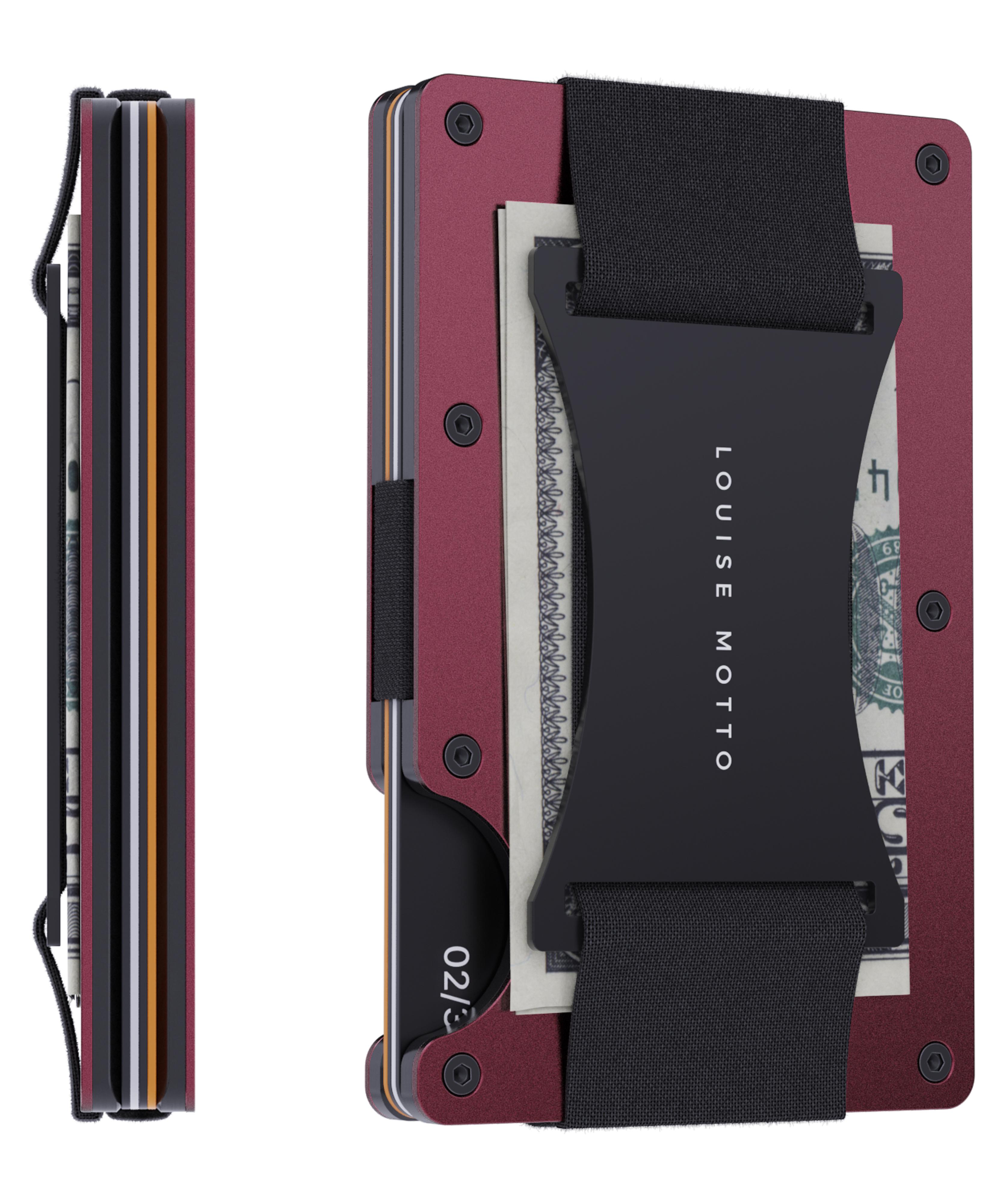 CardX - Burano Strap - Yeni Nesil Minimalist Cüzdan & Kartlık Premium Malzeme, RFID Korumalı - Kırmızı