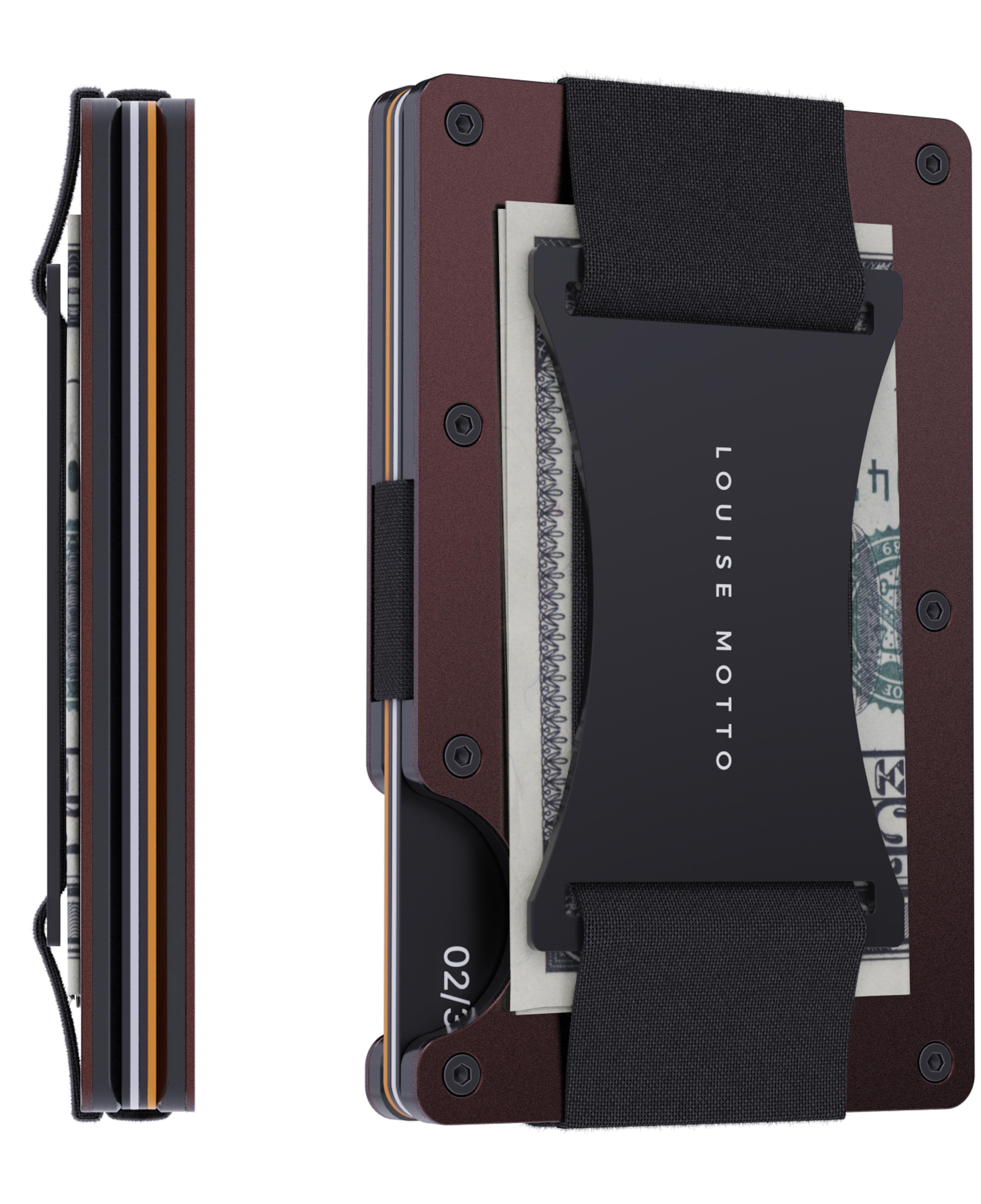 CardX - Burano Strap - Yeni Nesil Minimalist Cüzdan & Kartlık Premium Malzeme, RFID Korumalı - Kahve