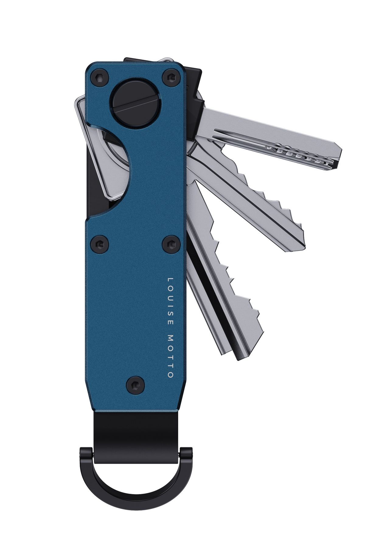 KeyX Burano Anahtarlık, Minimalist, Şık ve Sallanmayan Toparlayıcı Premium Tasarım