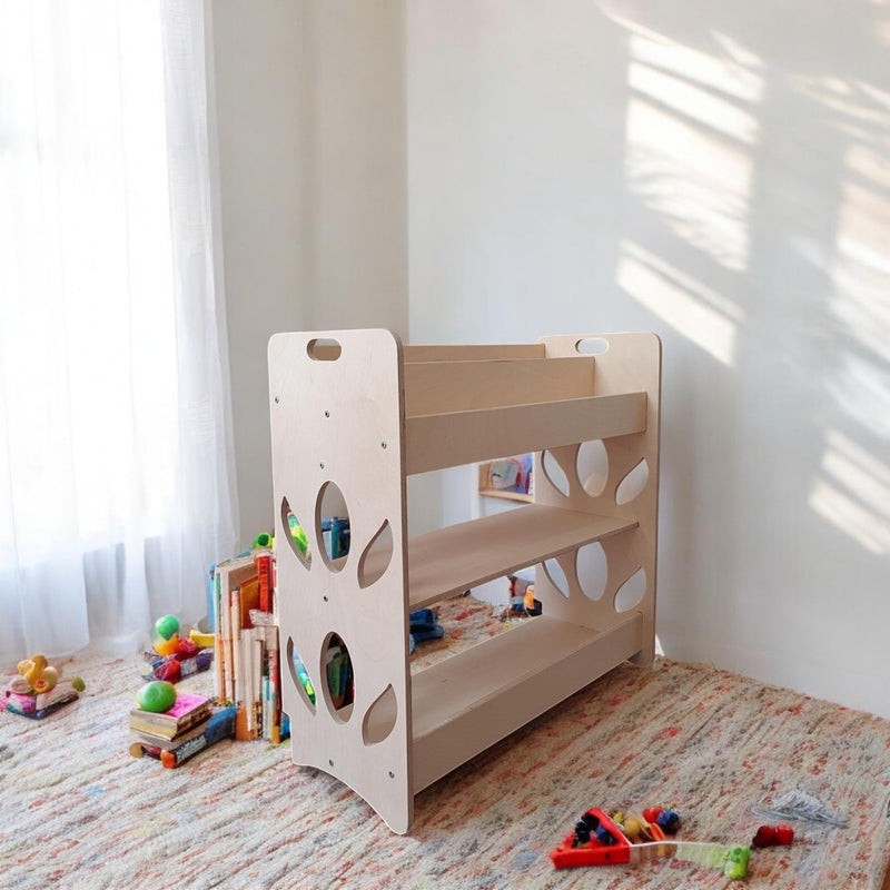 Montessori Kitap ve Oyuncak Düzenleyici