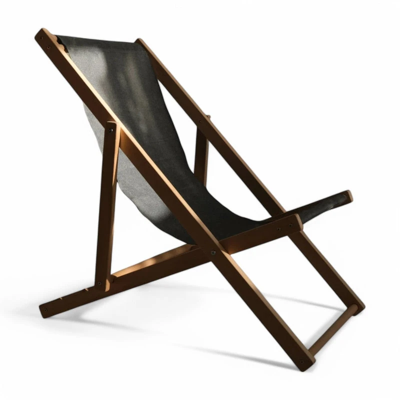 Katlanır Ahşap Şezlong Sandalye Seti