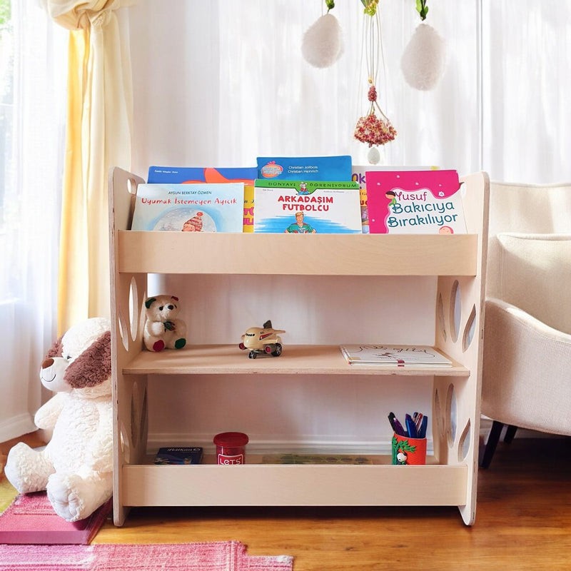 Montessori Kitap ve Oyuncak Düzenleyici