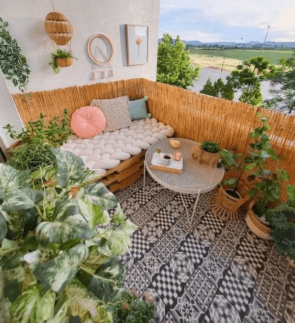 Bambu Hasır Çit Gölgelik