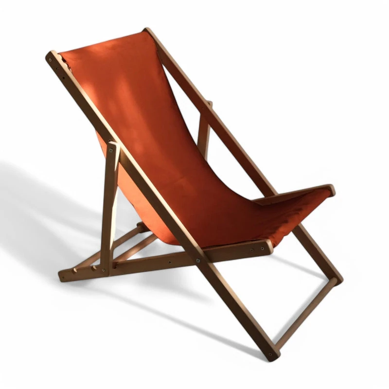 Katlanır Ahşap Şezlong Sandalye Seti