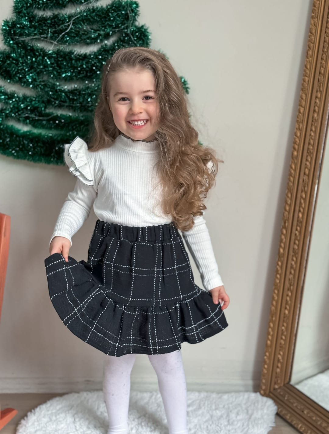 Fırfır model etekli takım