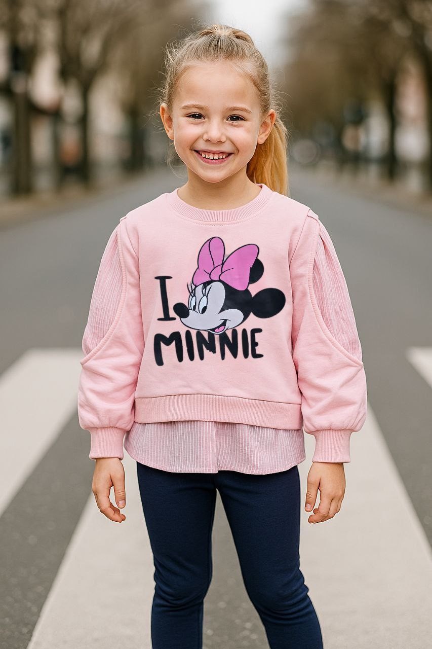 Gömlek sweatshirt tarzı 2li takım