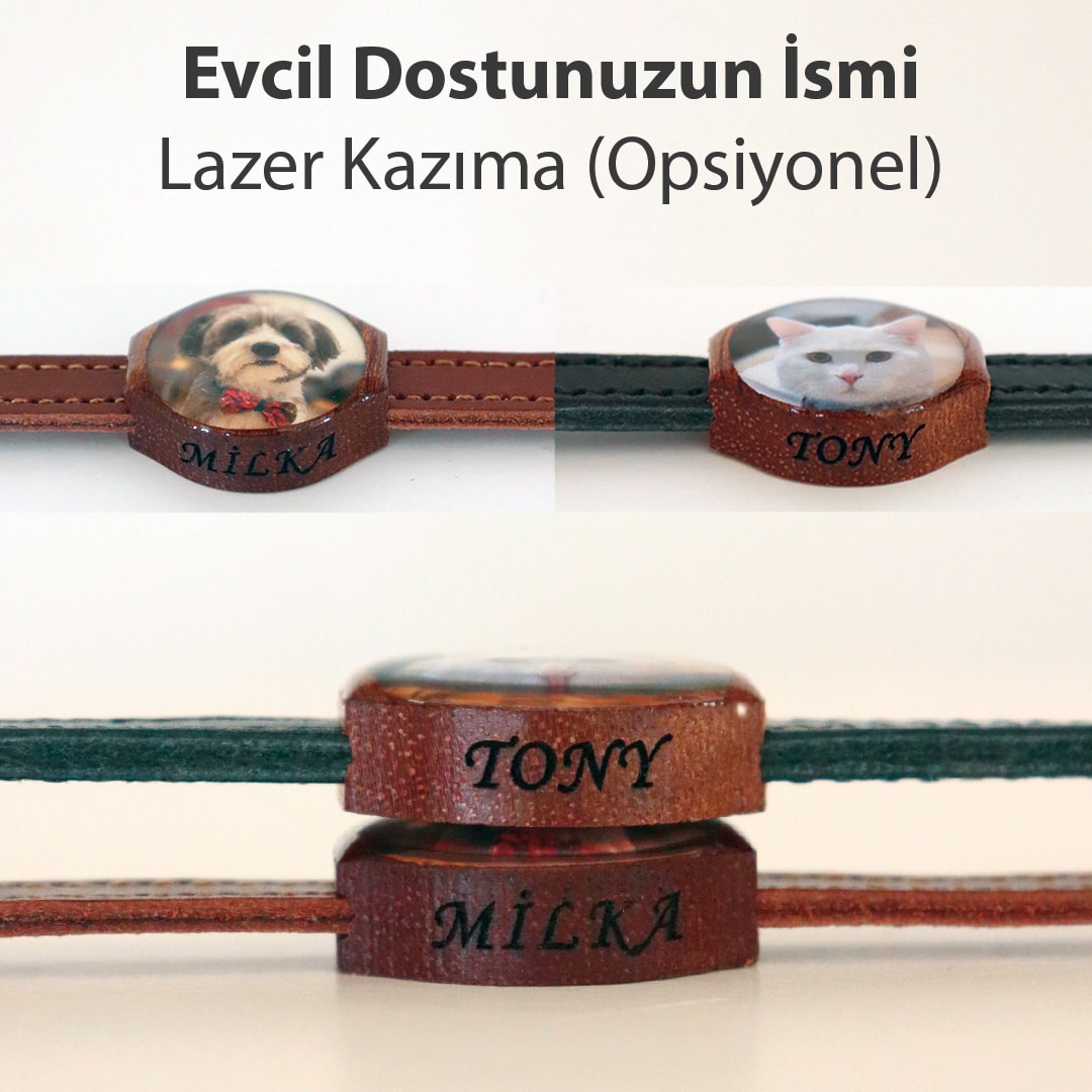 Kişiye Özel Evcil Hayvan Portre Bilekliği – Sevgini Üzerinde Taşı