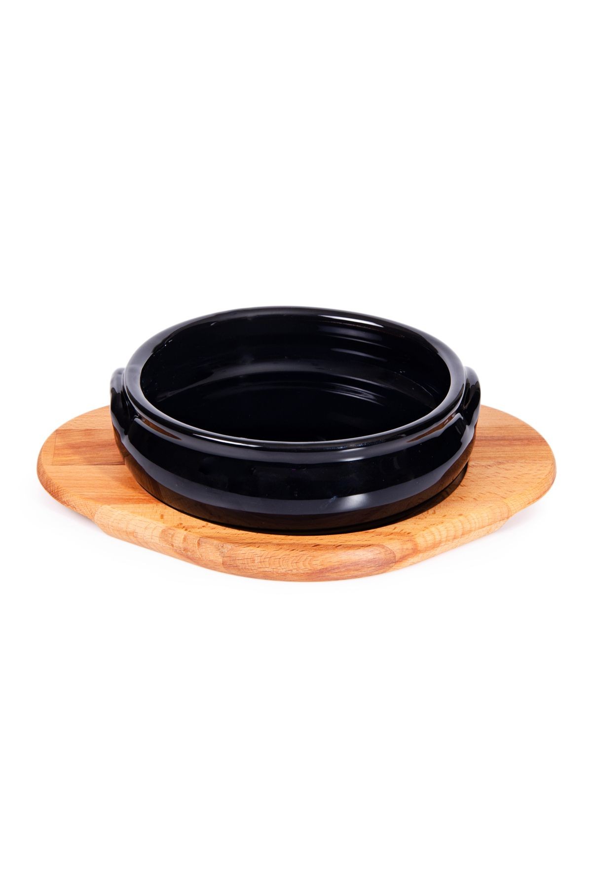 Tam Sırlı Kulplu Tava 14cm