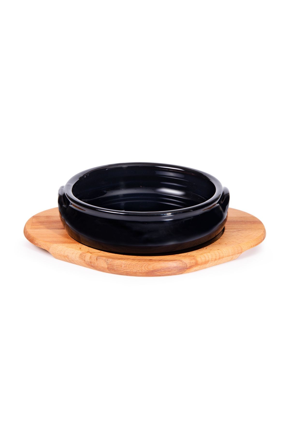 Tam Sırlı Kulplu Tava 22cm