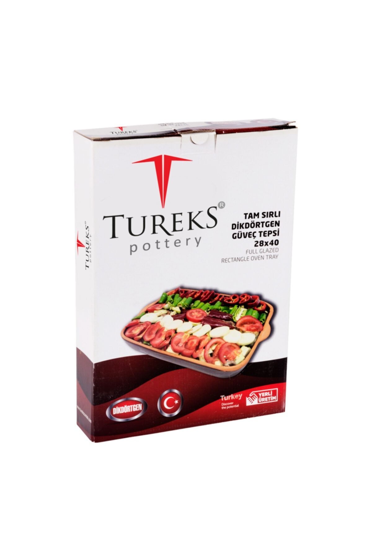 İçi Sırlı Toprak Güveç Tepsi 35x30
