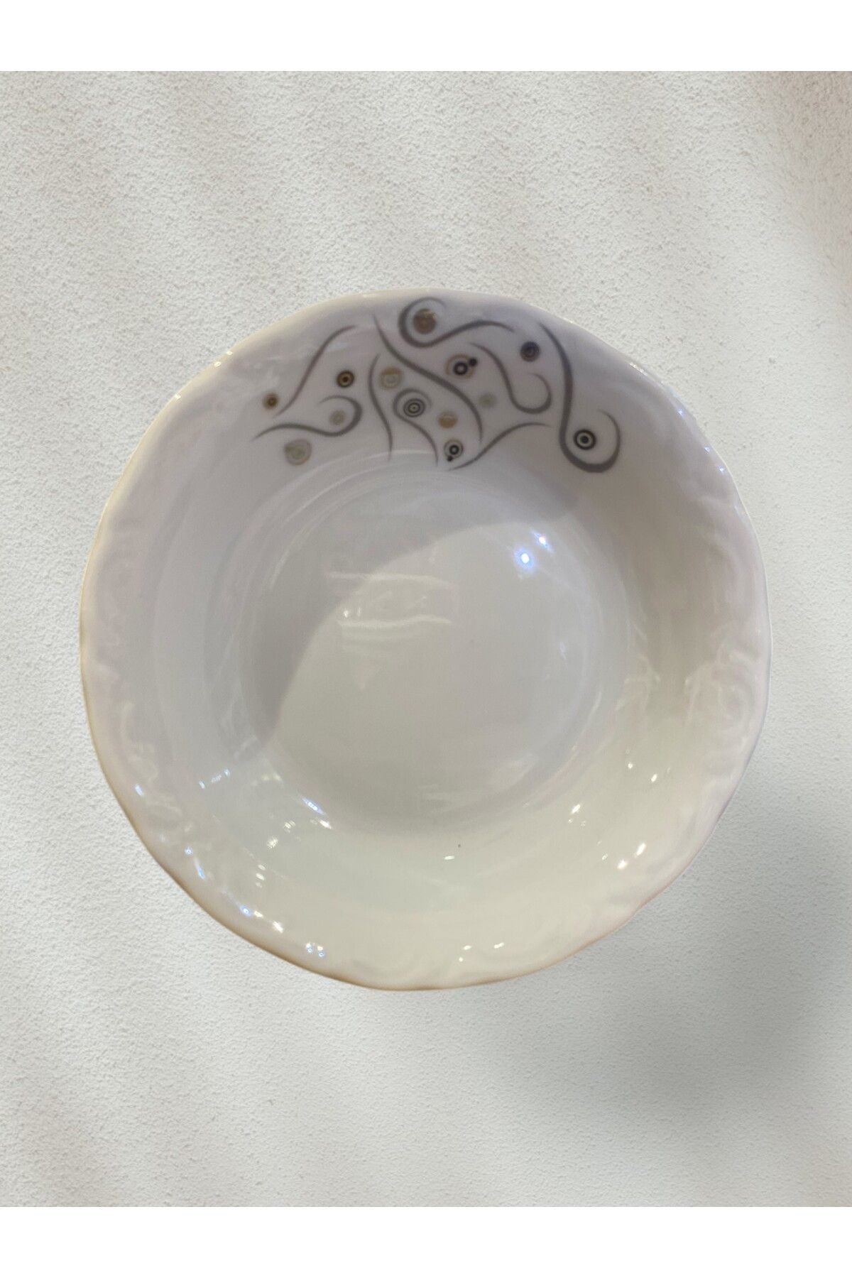 Yakamoz 14cm Çerezlik Çukur Tabak 6'lı