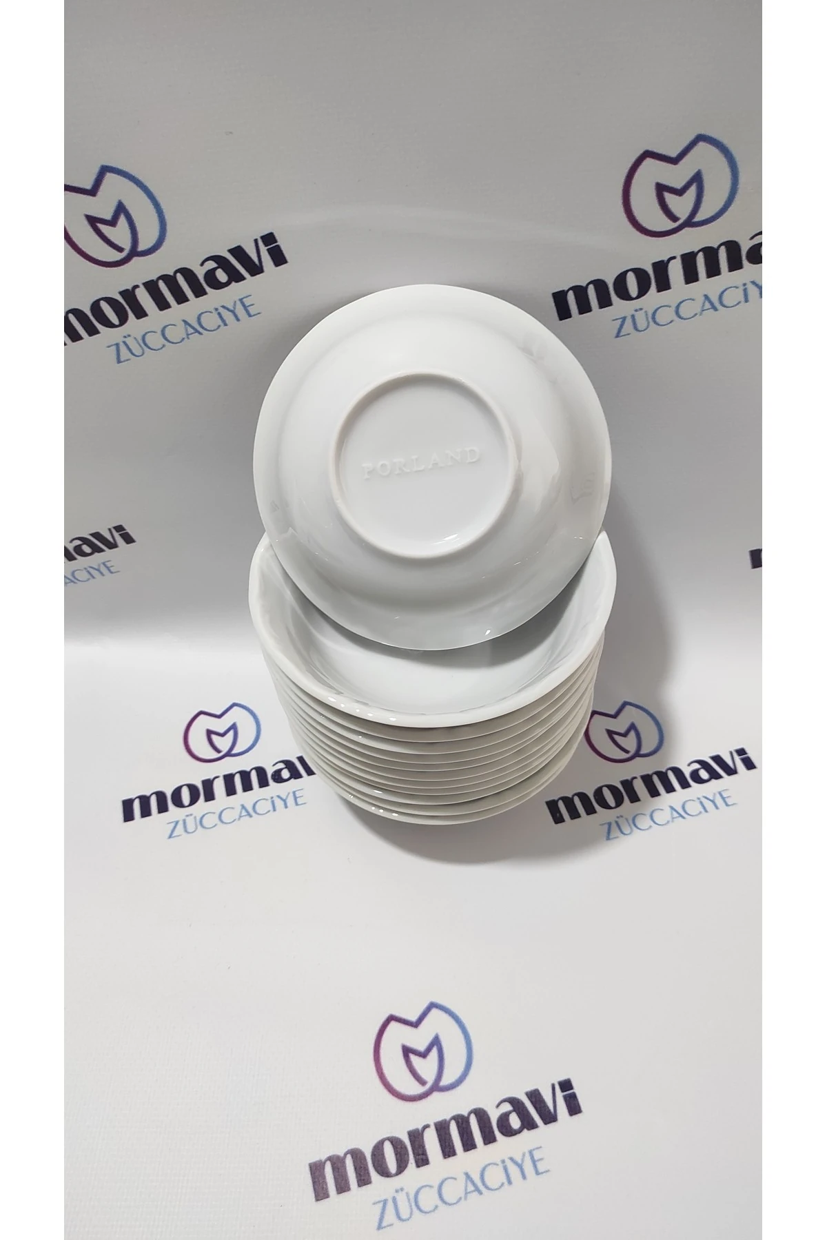 PORSELEN ANADOLU BEYAZI 12 ADET 13 CM (KÜÇÜK) ÇORBA KASE