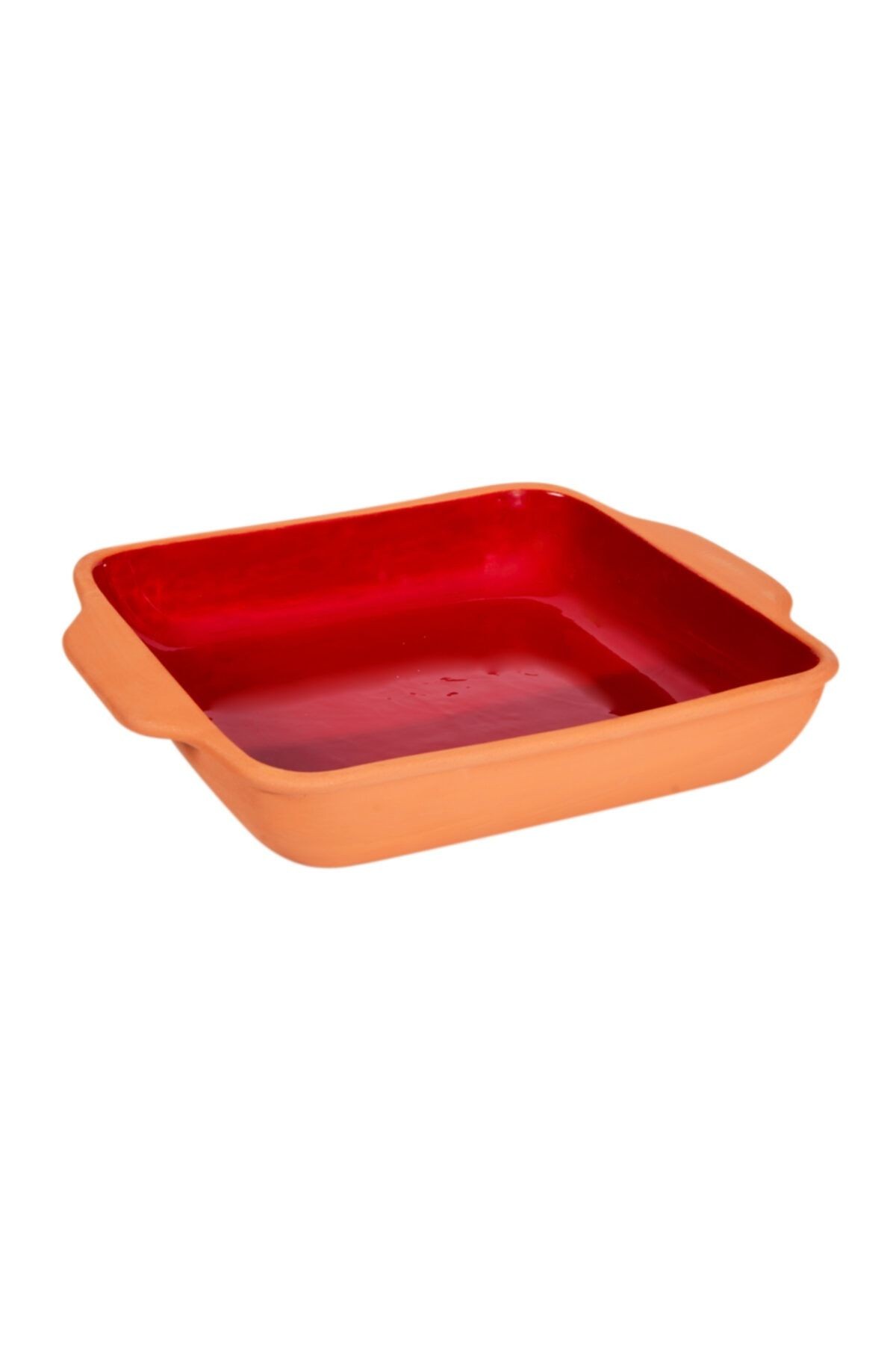 İçi Sırlı Toprak Güveç Tepsi 35x30